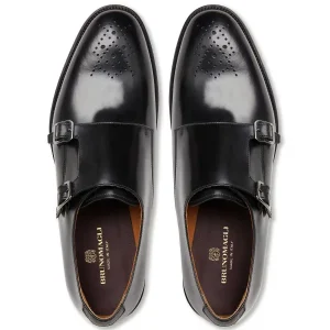 Bruno Magli Loafers & Slip-Ons^Alfeo Double Monk Strap-Black Black Leather