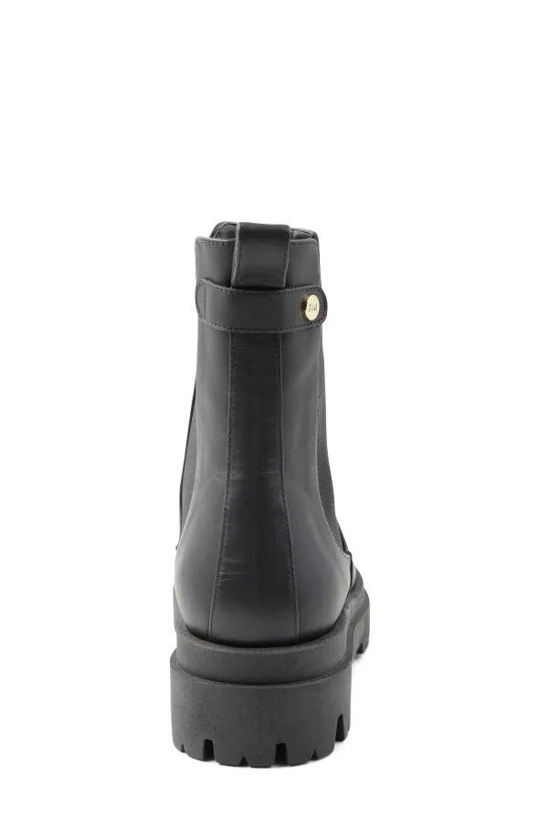 Bruno Magli Boots^Alma Chunky Leather Chelsea Boot Black