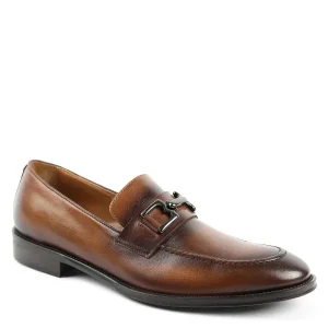 Bruno Magli Dress Shoes^Alpha Classic Bit Leather Loafer Cognac
