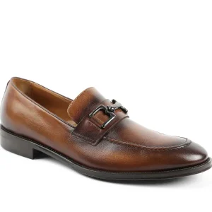 Bruno Magli Dress Shoes^Alpha Classic Bit Leather Loafer Cognac
