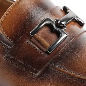 Bruno Magli Dress Shoes^Alpha Classic Bit Leather Loafer Cognac