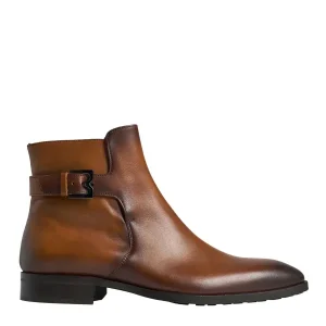 Bruno Magli Boots^Angiolini Leather Dress Boot Cognac