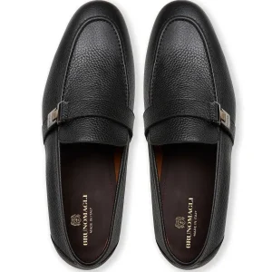 Bruno Magli Loafers & Slip-Ons^Arlo Slip On Side Bit Loafer Black Leather