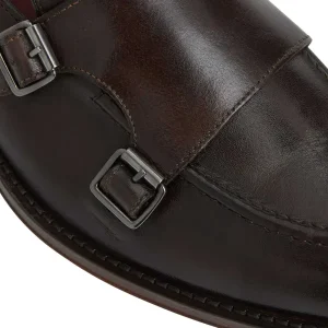 Bruno Magli Loafers & Slip-Ons^Biagio Double Monk Slip On Loafer Leather Brown