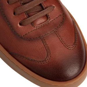 Bruno Magli Sneakers^Bono Leather Lace-Up Sneaker-Cognac Cognac Leather