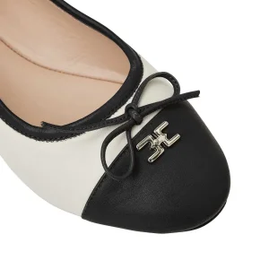 Bruno Magli Flats & Loafers^Donatella Ballet Flat Black/Cream