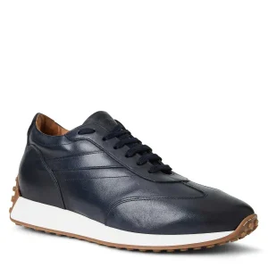 Bruno Magli Sneakers^Duccio Mid Leather Jogger Sneaker Navy