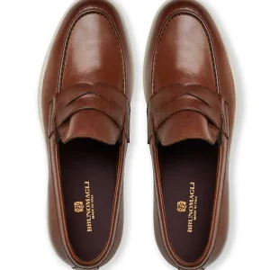 Bruno Magli Loafers & Slip-Ons^Ettore Slip On Loafer Leather Cognac
