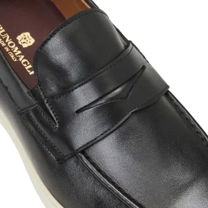 Bruno Magli Casual Shoes^Ettore Slip On Loafer Leather Black