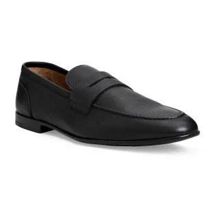 Bruno Magli Casual Shoes^Lastra Slip-On Leather Loafer-Black Black Leather