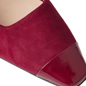 Bruno Magli Heels & Wedges^Melania Square Toe Suede Pump Suede Ruby
