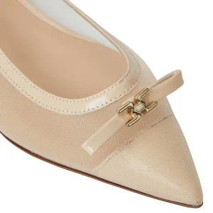 Bruno Magli Flats & Loafers^Pamina Slingback Flat Sand Patent Sand Patent Leather