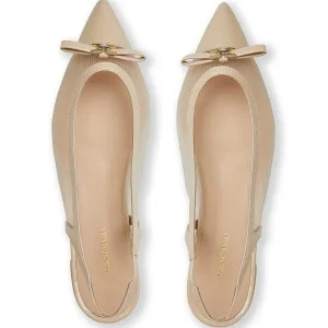Bruno Magli Flats & Loafers^Pamina Slingback Flat Sand Patent Sand Patent Leather