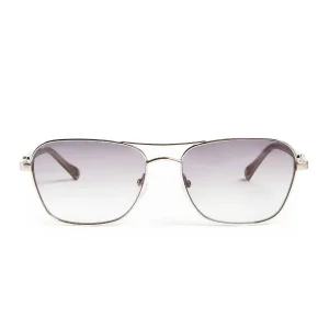 Bruno Magli Sunglasses^Playa Aviator Sunglasses Silver