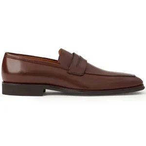 Bruno Magli Dress Shoes^Raging Leather Penny Loafer Cognac