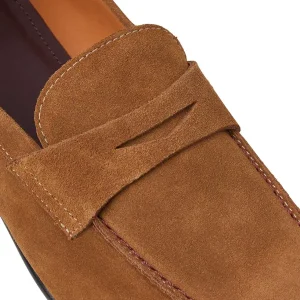 Bruno Magli Loafers & Slip-Ons^Silas Suede Loafer - Cognac Cognac Suede