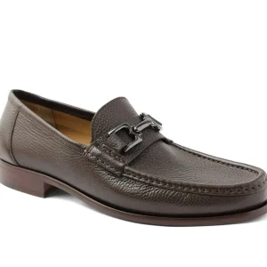 Bruno Magli Casual Shoes^Trieste Classic Leather Moccasin Dark Brown Cervo