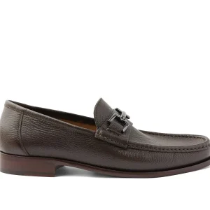 Bruno Magli Casual Shoes^Trieste Classic Leather Moccasin Dark Brown Cervo