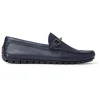 Bruno Magli Loafers & Slip-Ons^Xander Casual Leather Driving Moccassin Navy