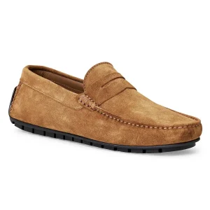 Bruno Magli Casual Shoes^Xane Casual Suede Slip-On Driving Moccasin-Cognac Cognac Suede