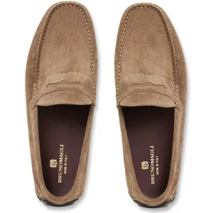 Bruno Magli Casual Shoes^Xane Casual Suede Slip-On Driving Moccasin-Taupe Taupe Suede